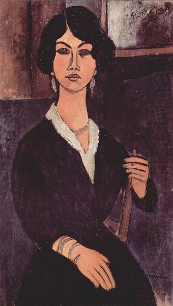 Sitzende Algerische Almaiisa, Amedeo Modigliani